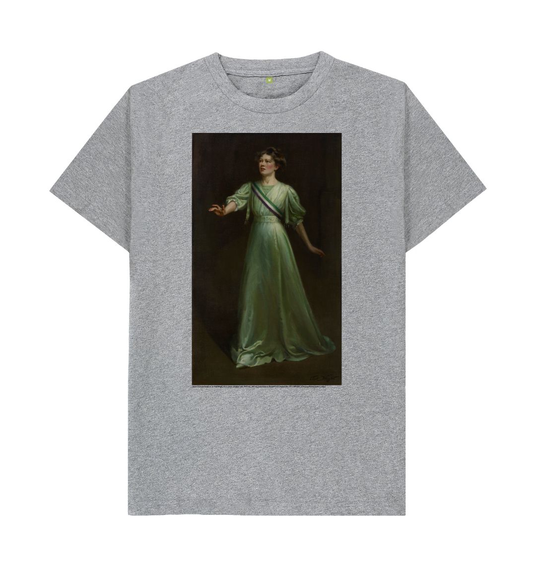 Athletic grey christabel pankhurst unisex t shirt
