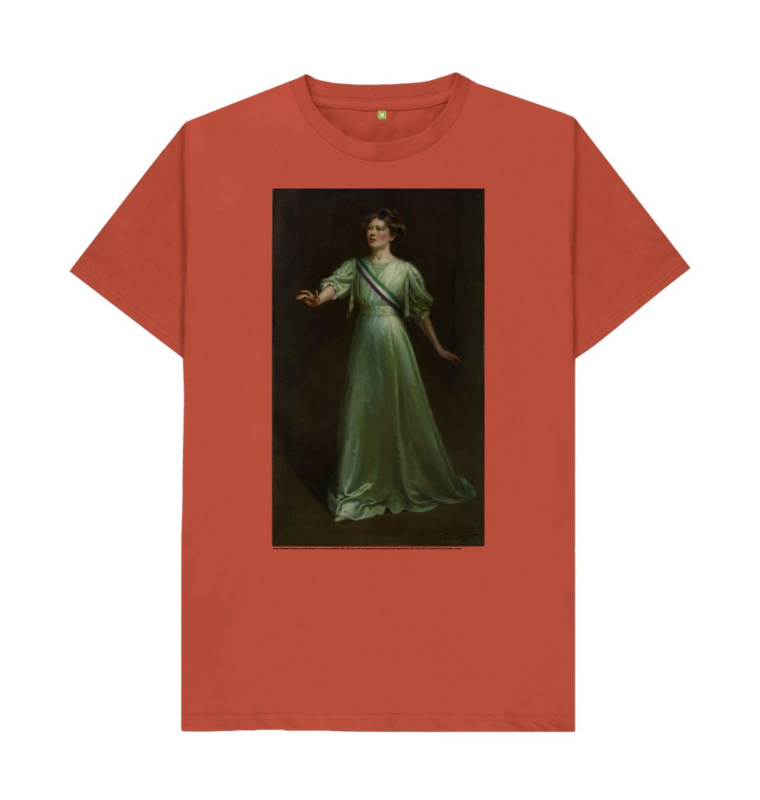 Rust christabel pankhurst unisex t shirt