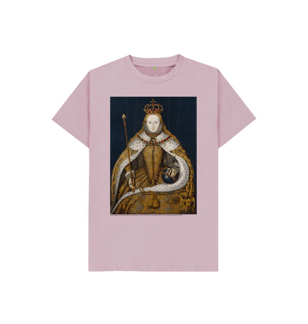 Mauve queen elizabeth i kids t shirt