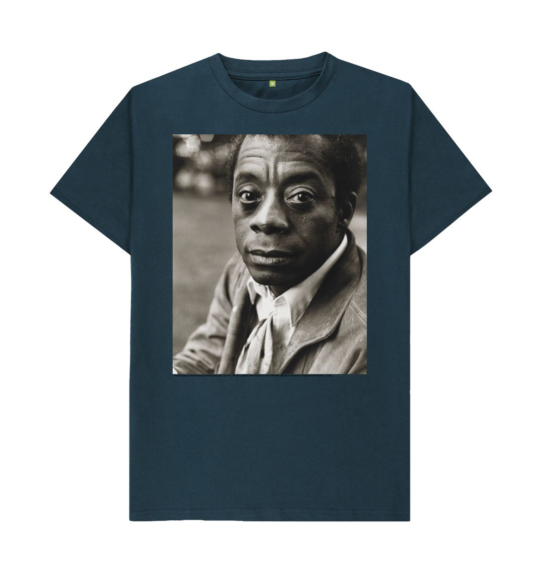 Denim blue james baldwin unisex t shirt