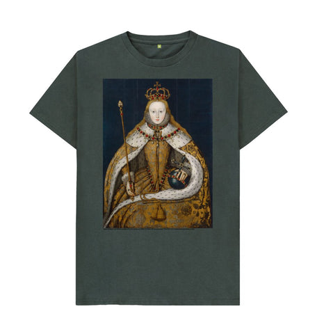 Dark Grey Queen Elizabeth I Unisex T-Shirt