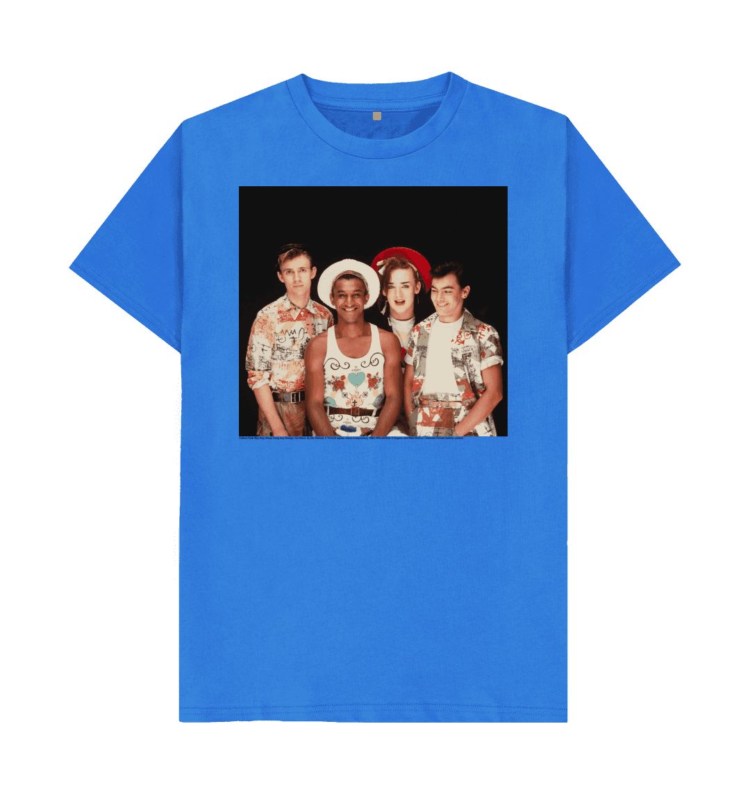 Bright blue culture club unisex t shirt
