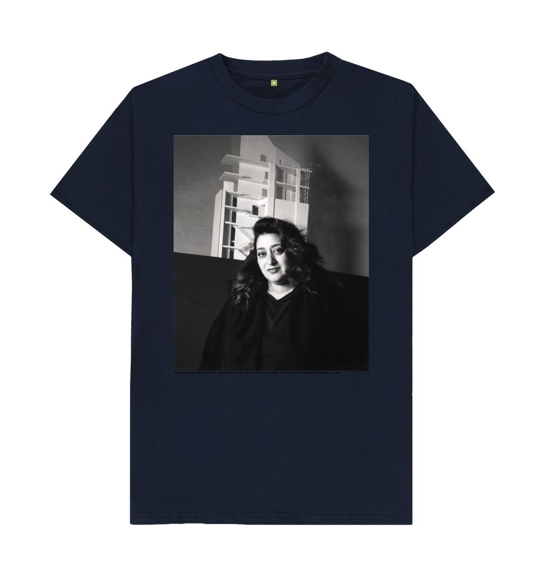 Navy blue zaha hadid, 1991 unisex t shirt