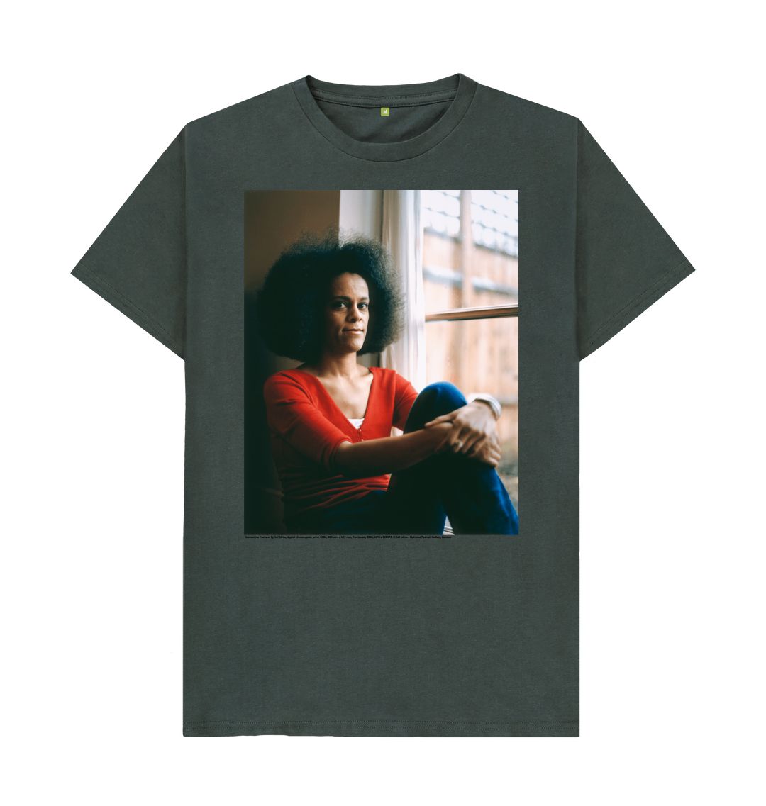 Dark grey bernardine evaristo unisex t shirt