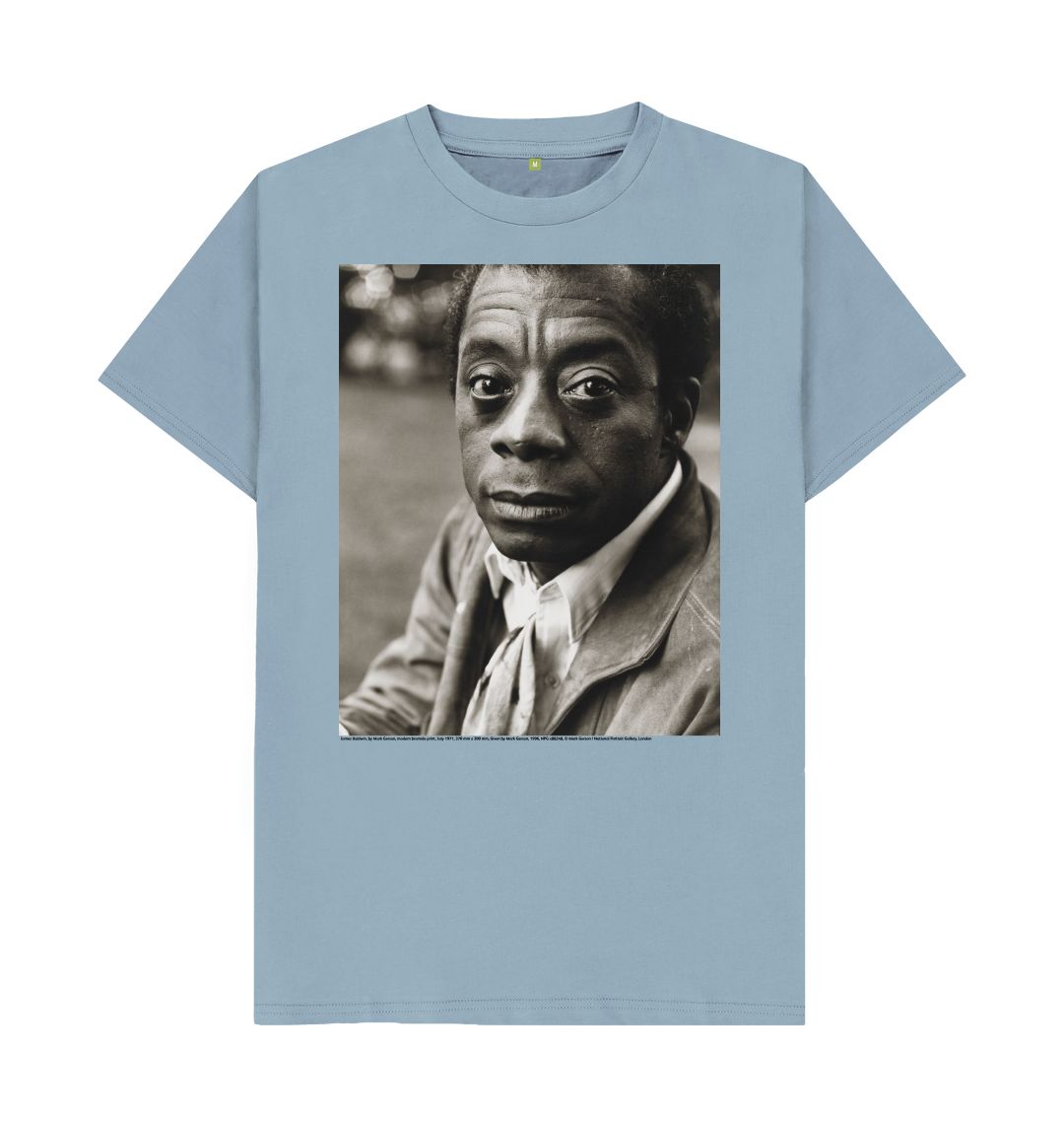 Stone blue james baldwin unisex t shirt