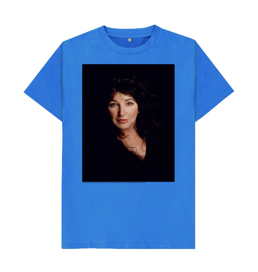 Bright blue kate bush unisex crew neck t shirt