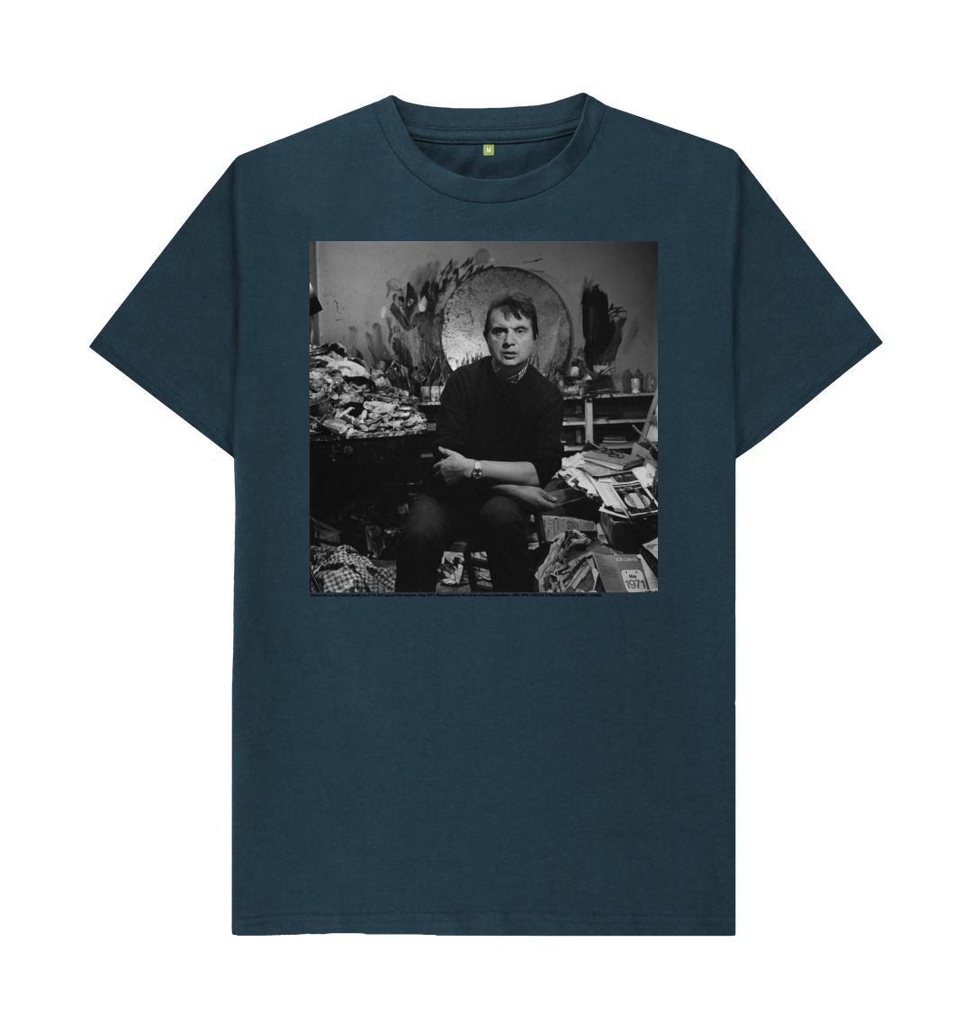 Denim blue francis bacon unisex t shirt