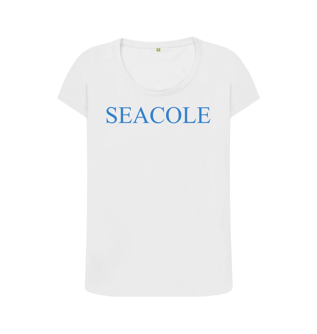 White seacole women's scoop neck t shirt