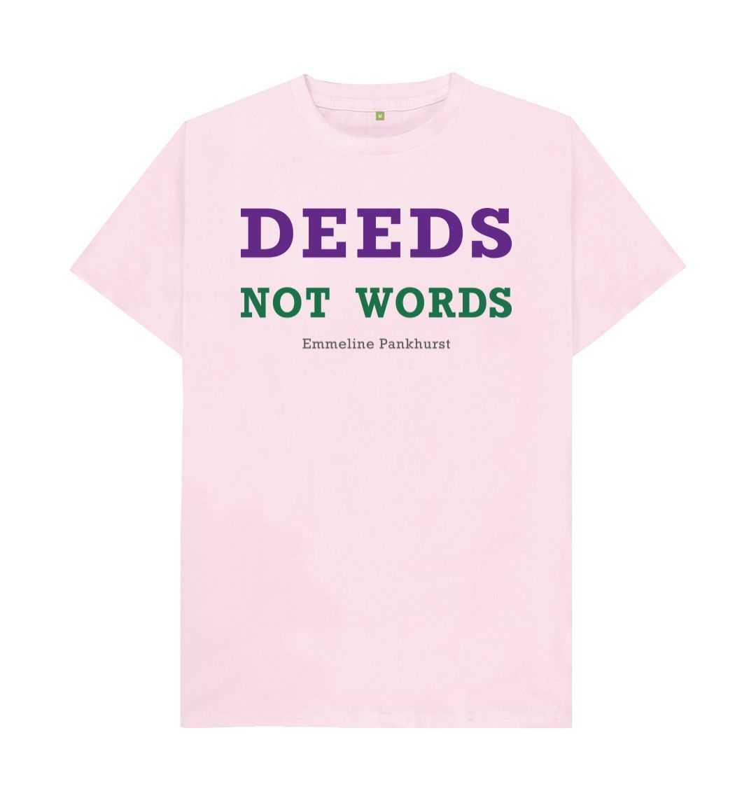 Pink emmeline pankhurst quote unisex t shirt
