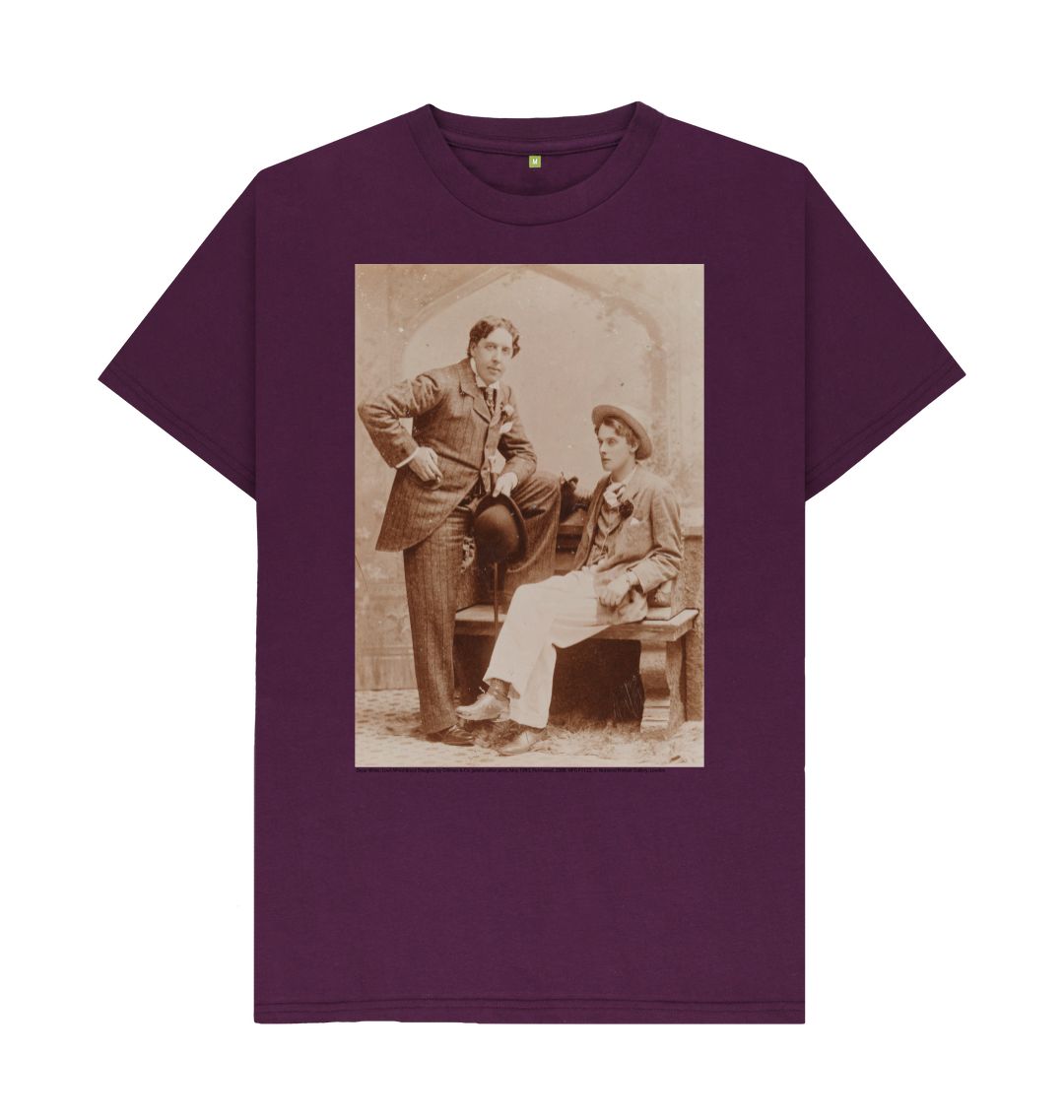 Purple oscar wilde and lord alfred bruce douglas unisex t shirt