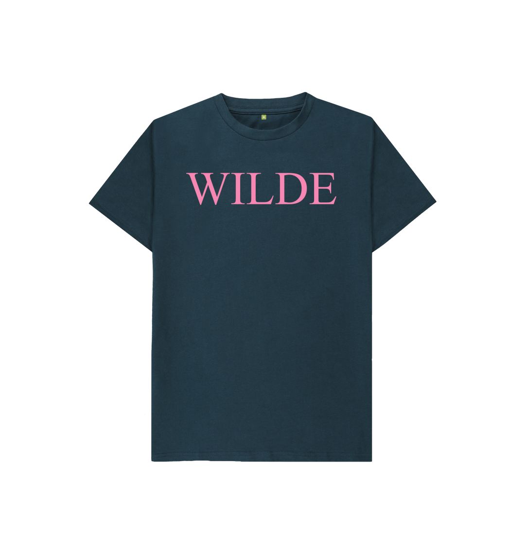 Denim blue kids wilde t shirt