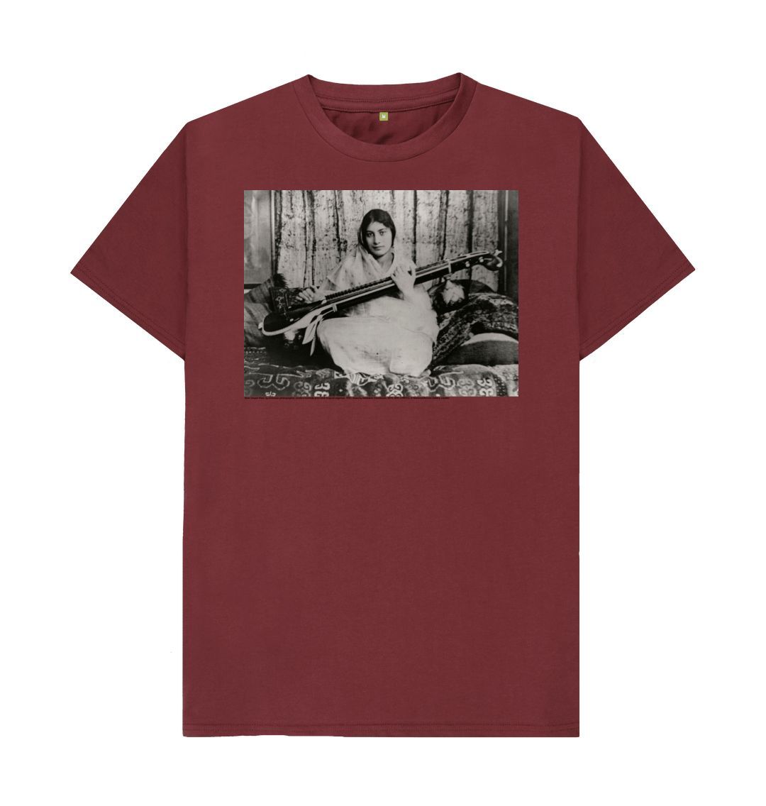 Red wine noor inayat khan unisex crew neck t shirt