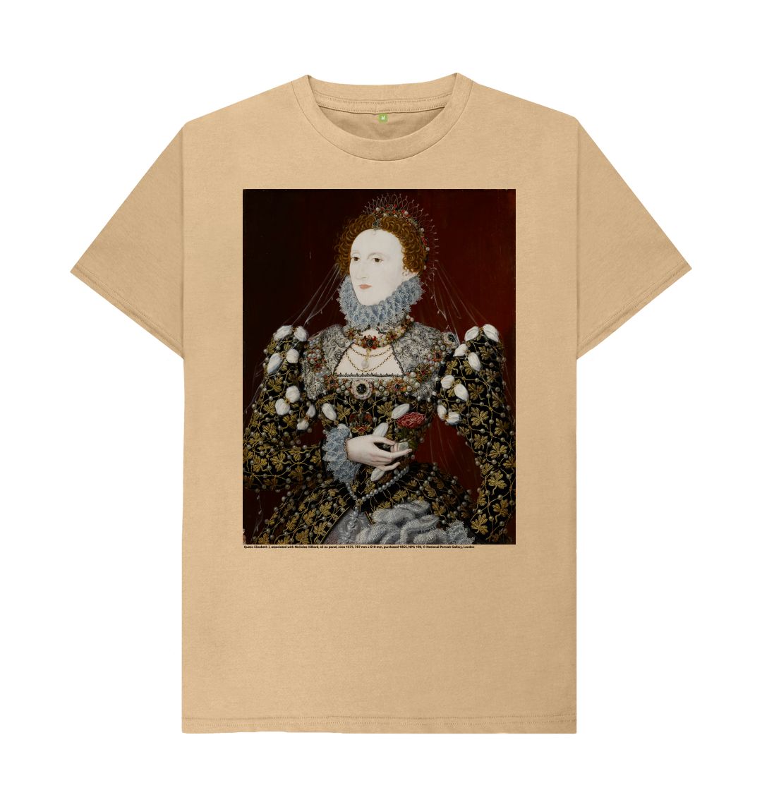 Sand queen elizabeth i npg 190 unisex t shirt