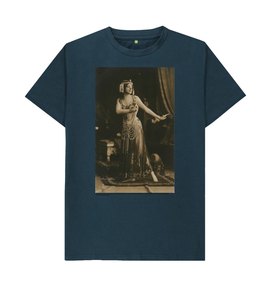 Denim blue maud allan unisex t shirt