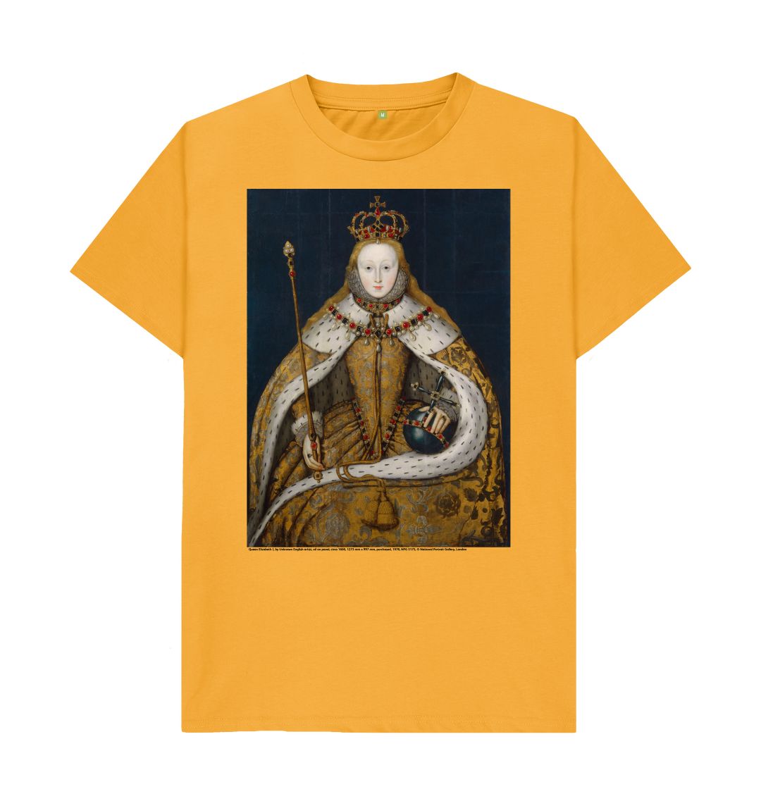 Mustard queen elizabeth i unisex t shirt
