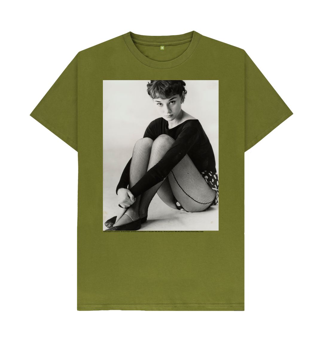 Moss green audrey hepburn unisex t shirt