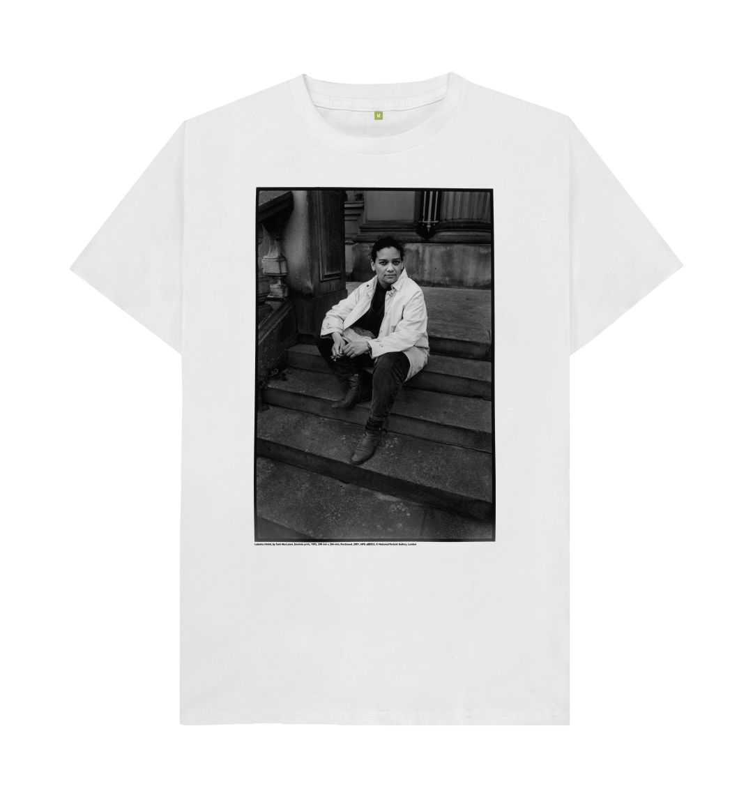 White lubaina himid unisex t shirt