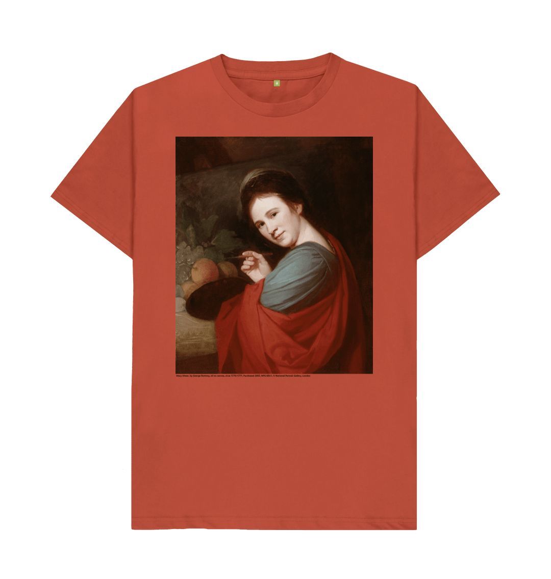 Rust mary moser unisex crew neck t shirt