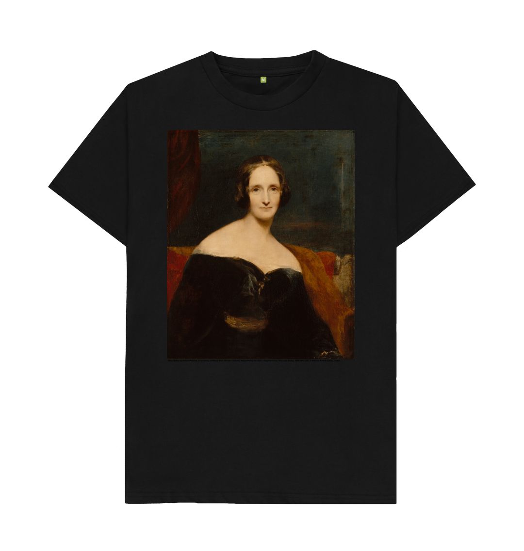 Black mary shelley unisex t shirt
