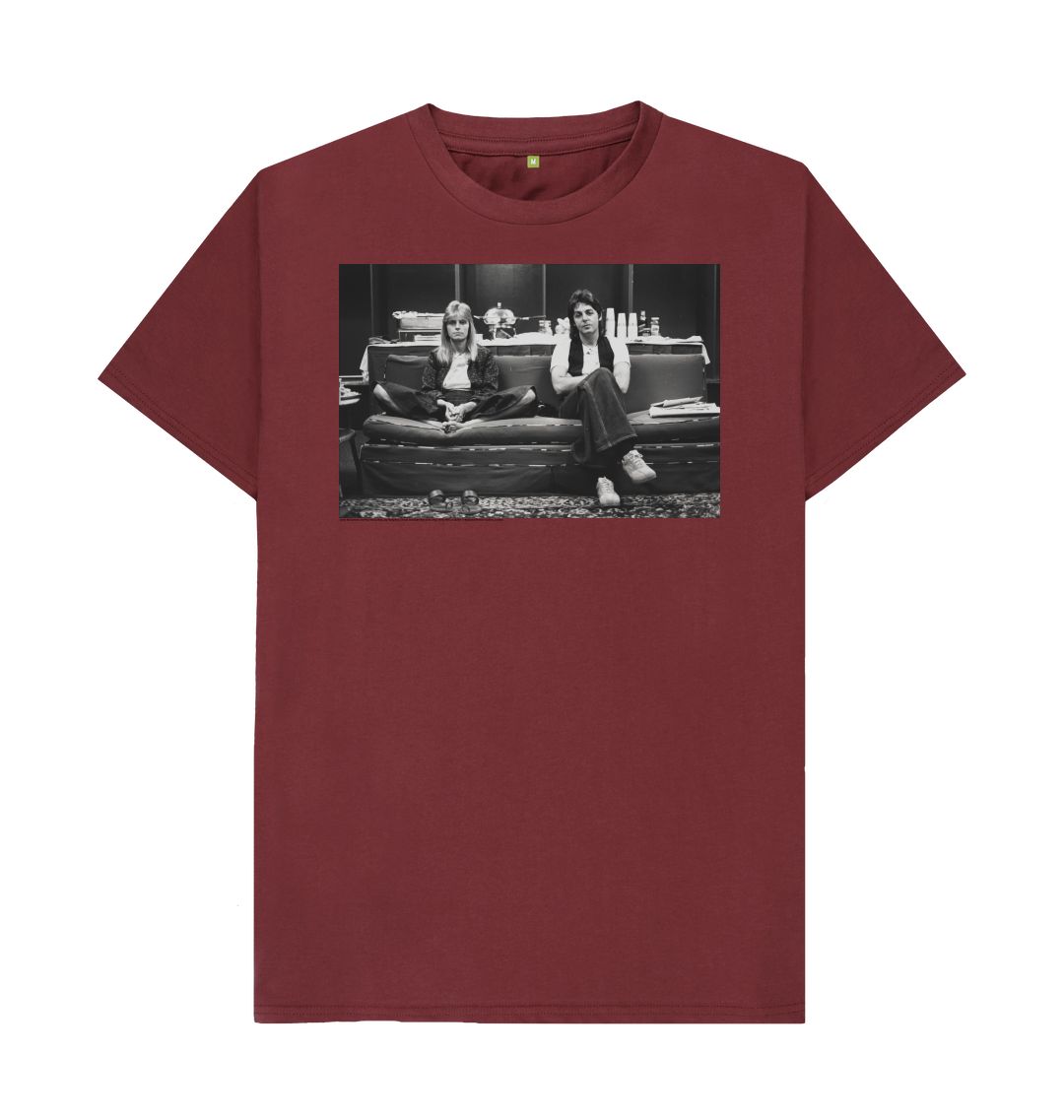 Red wine linda mccartney and paul mccartney unisex t shirt