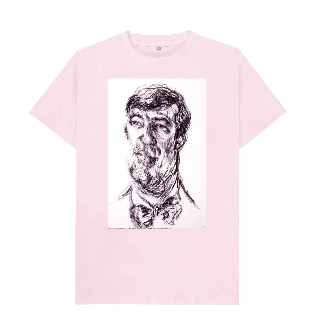 Pink stephen fry unisex t shirt