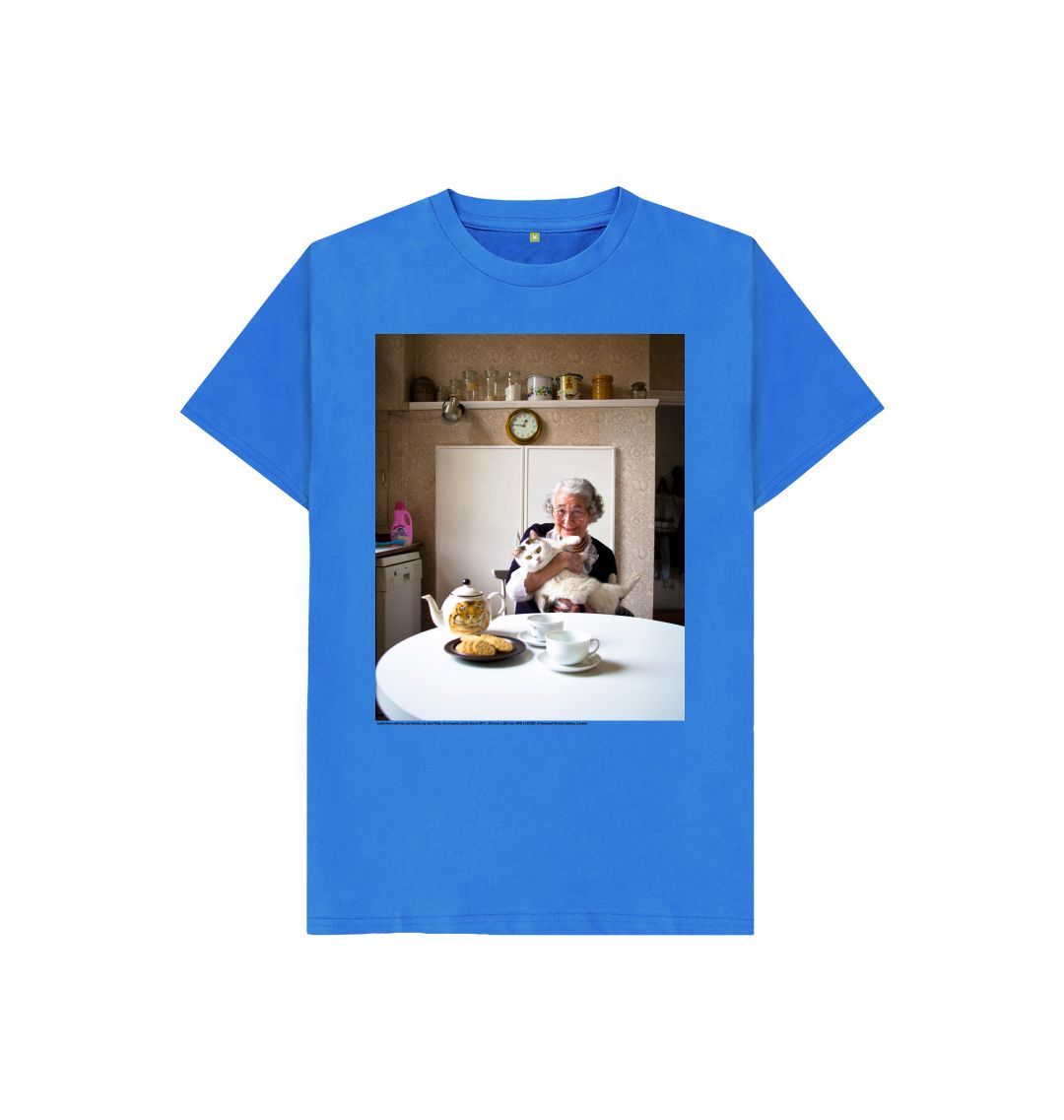 Bright blue judith kerr kids t shirt