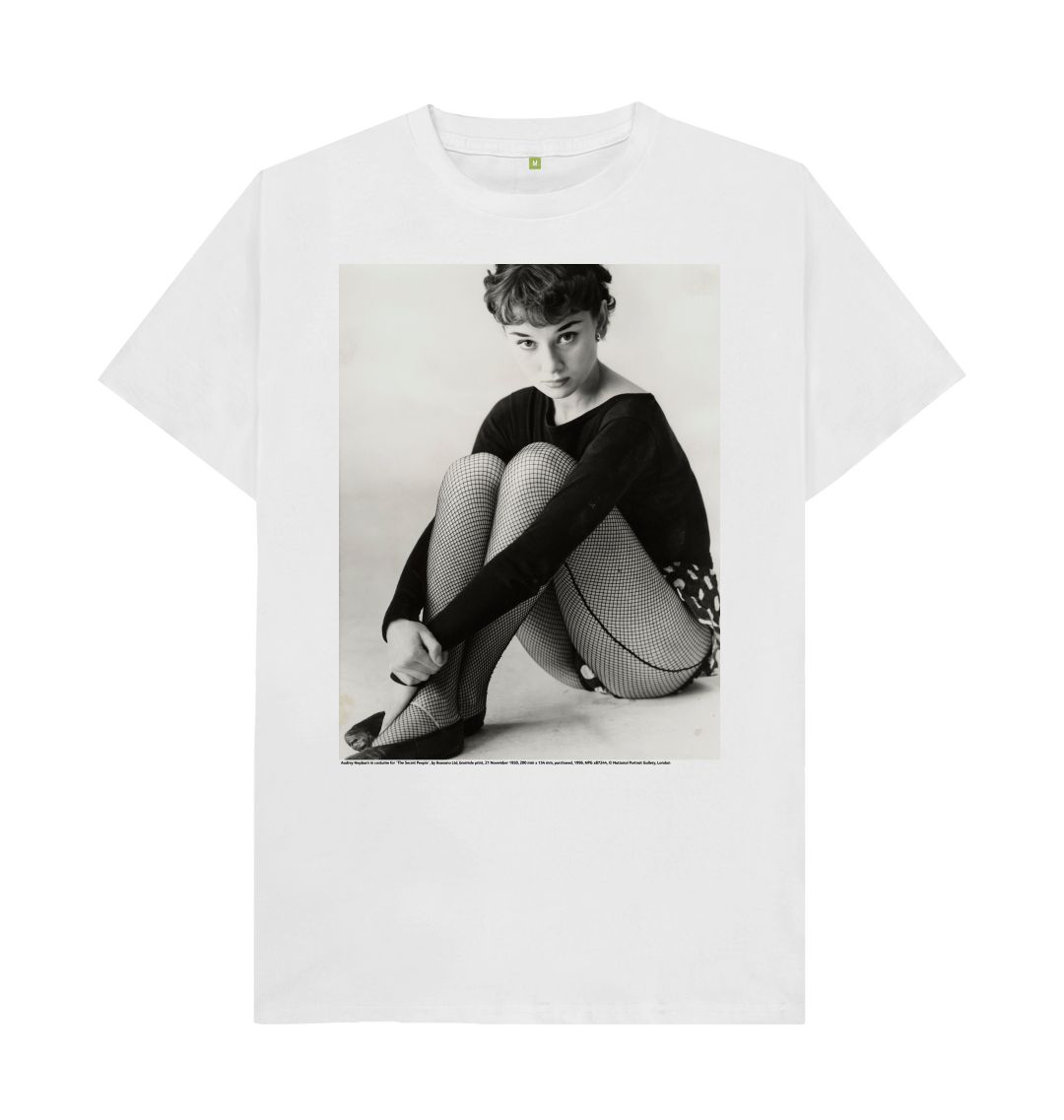 White audrey hepburn unisex t shirt