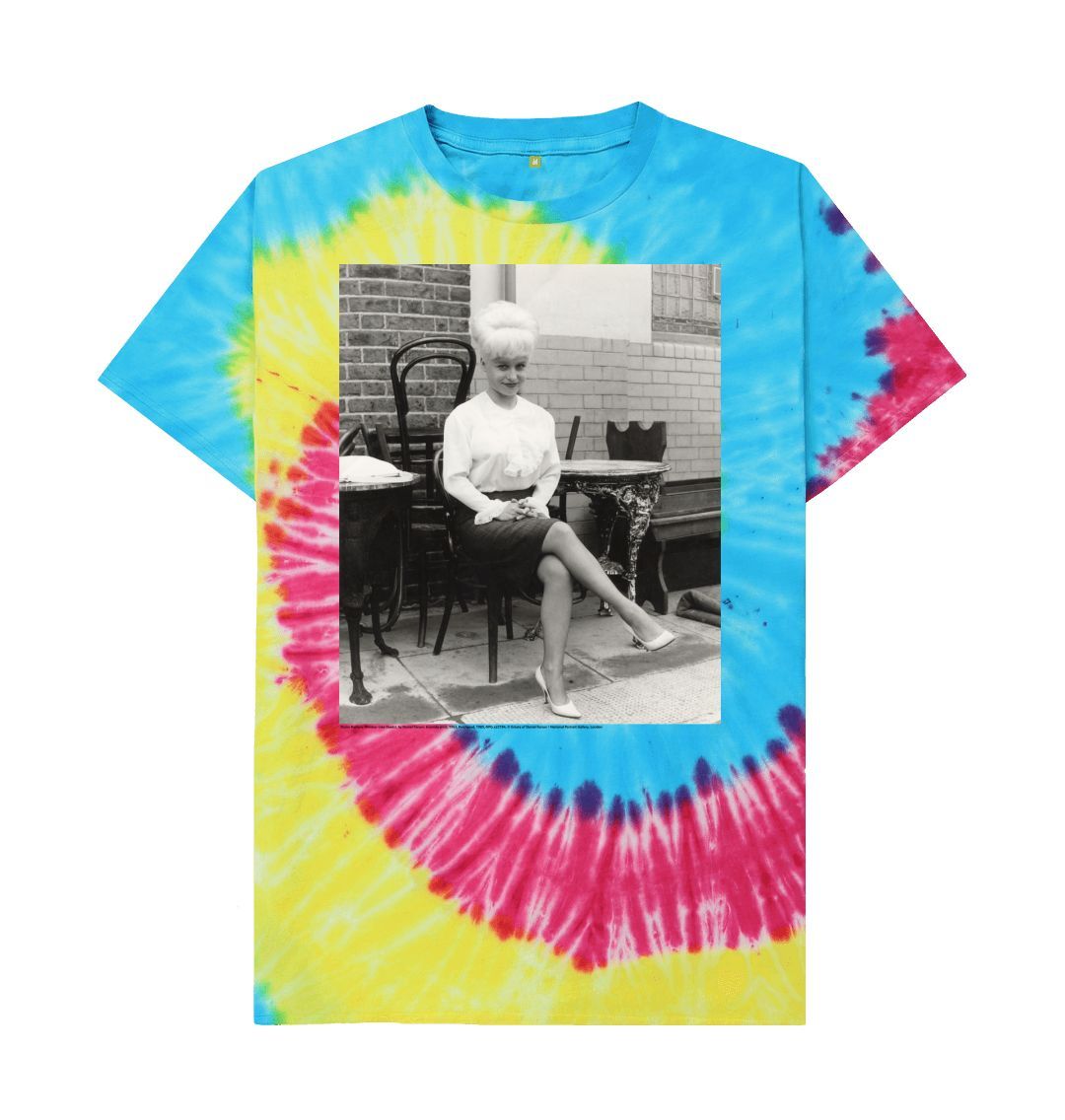 Tie dye dame barbara windsor unisex t shirt