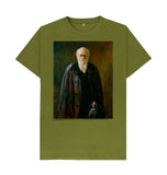 Moss Green Charles Darwin Unisex T-Shirt