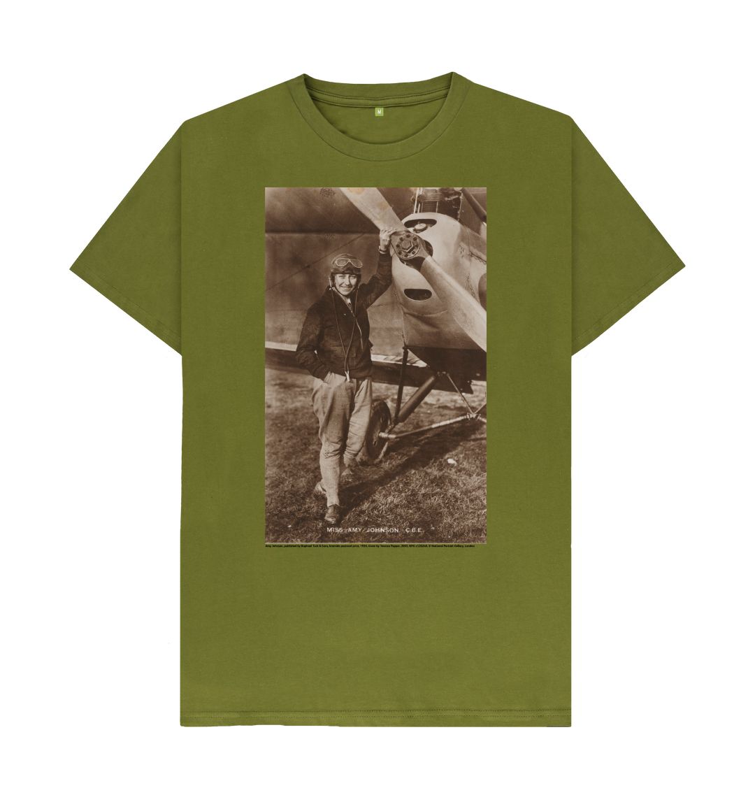 Moss green amy johnson unisex t shirt