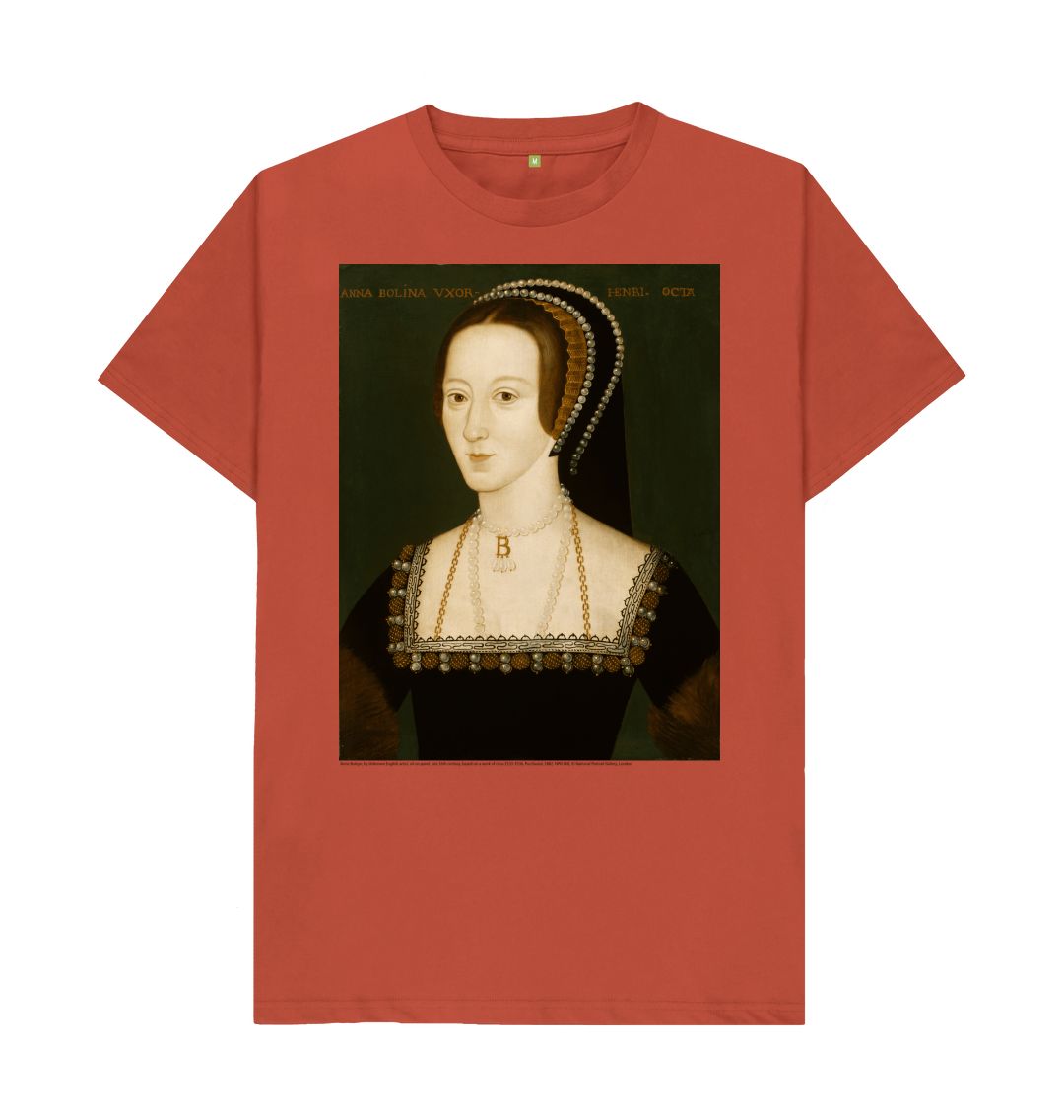 Rust anne boleyn unisex crew neck t shirt