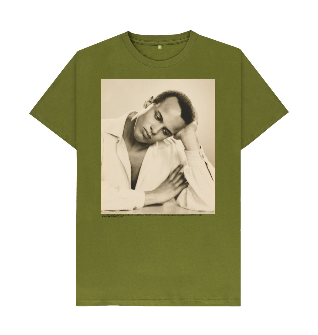 Moss green harry belafonte unisex t shirt