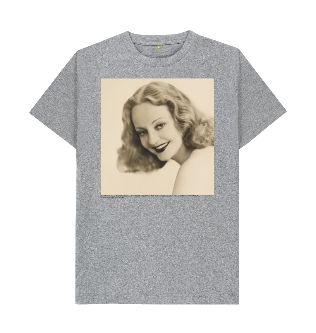 Athletic grey tallulah bankhead unisex t shirt