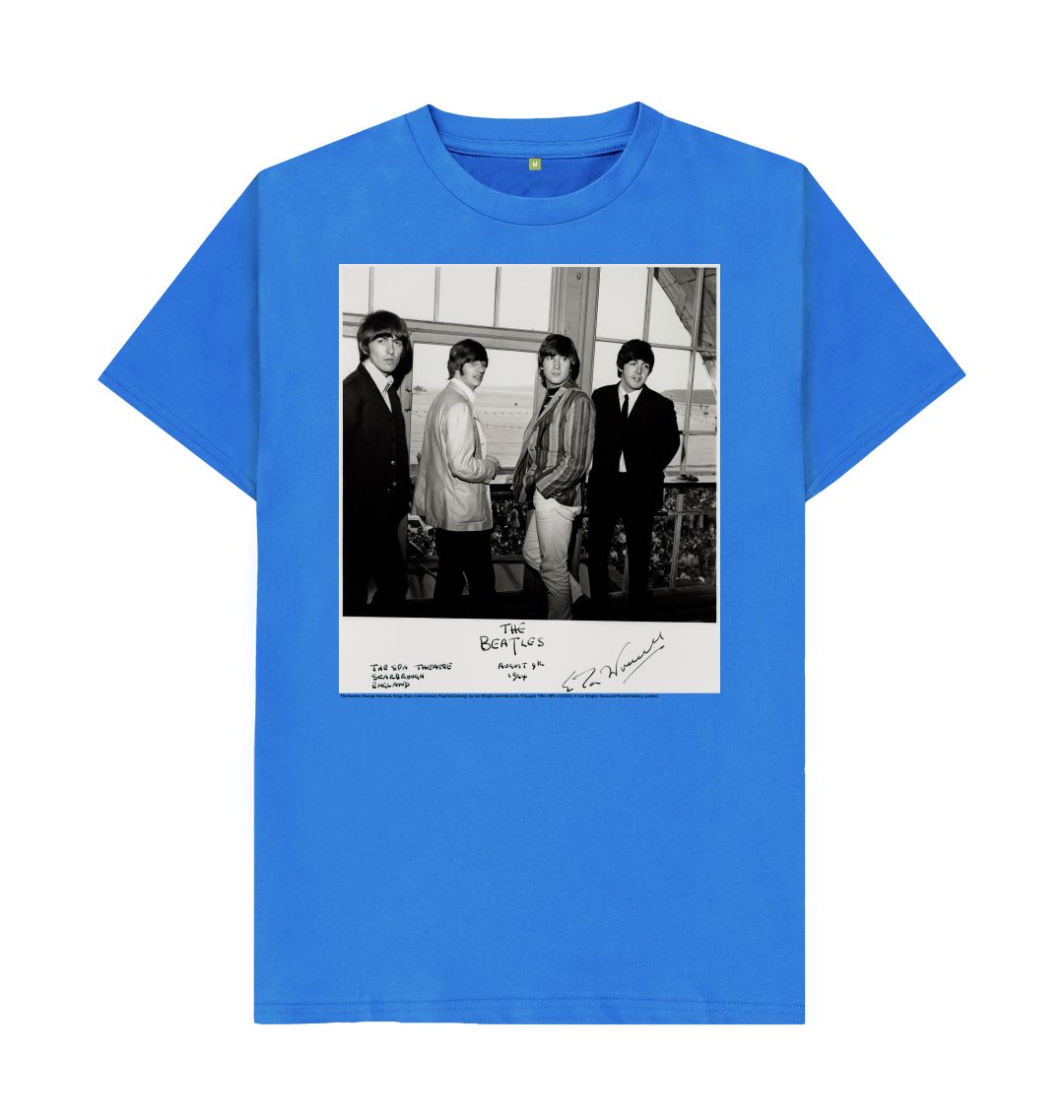 Bright blue the beatles unisex t shirt
