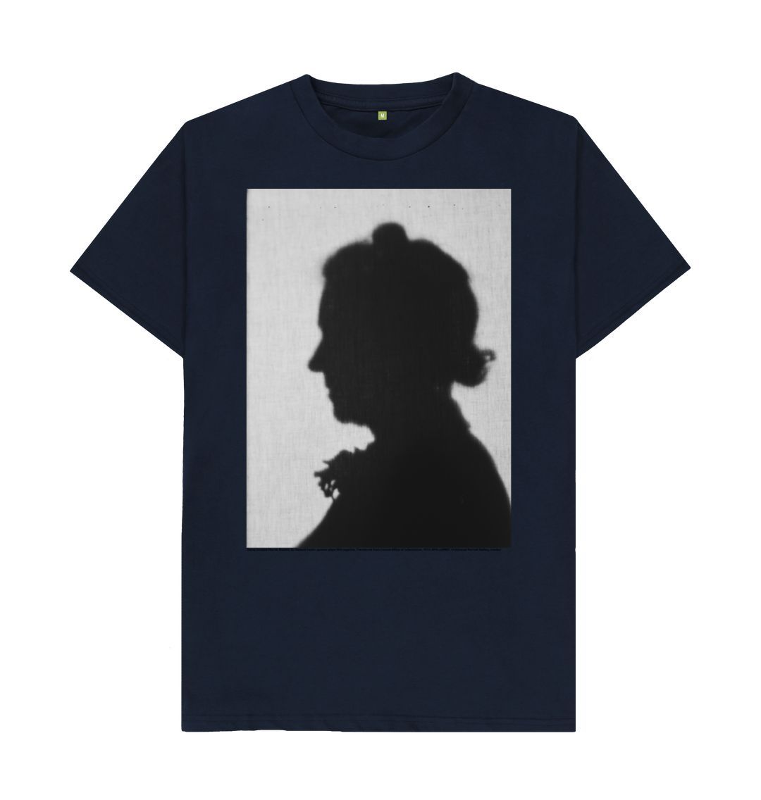 Navy blue dame caroline harriet hasslett unisex crew neck t shirt