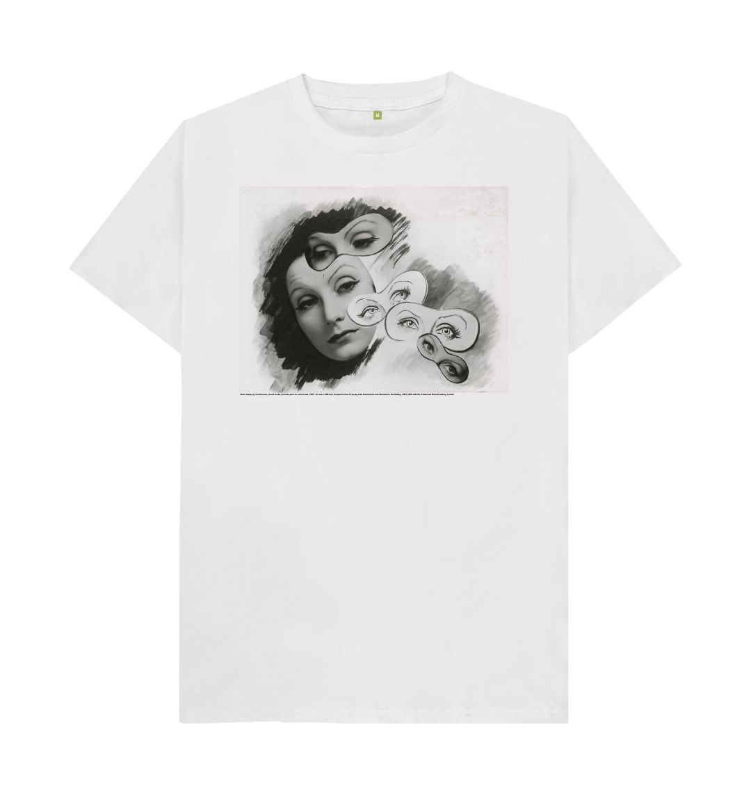 White greta garbo unisex t shirt