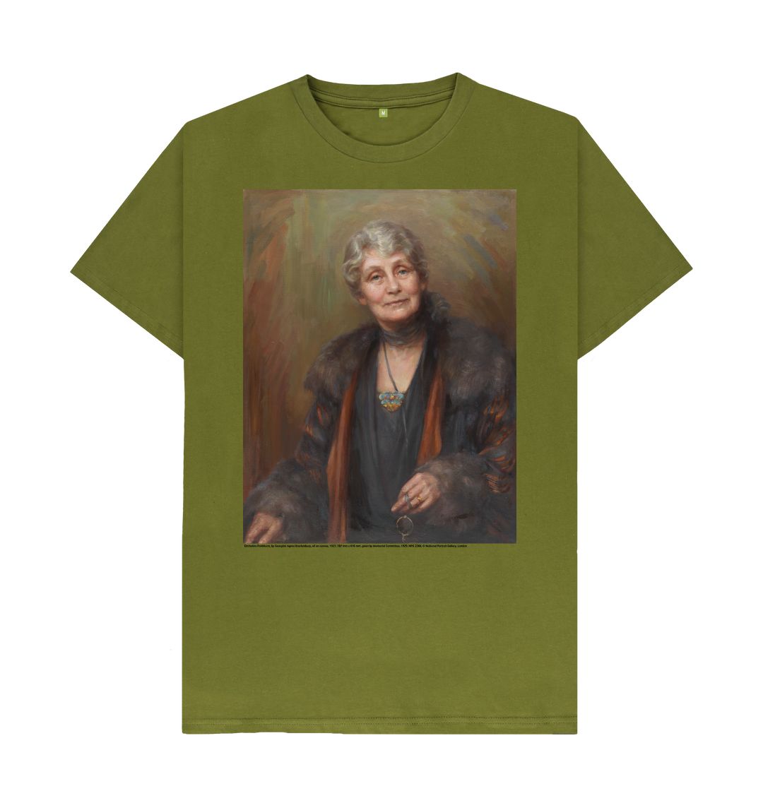 Moss green emmeline pankhurst unisex t shirt