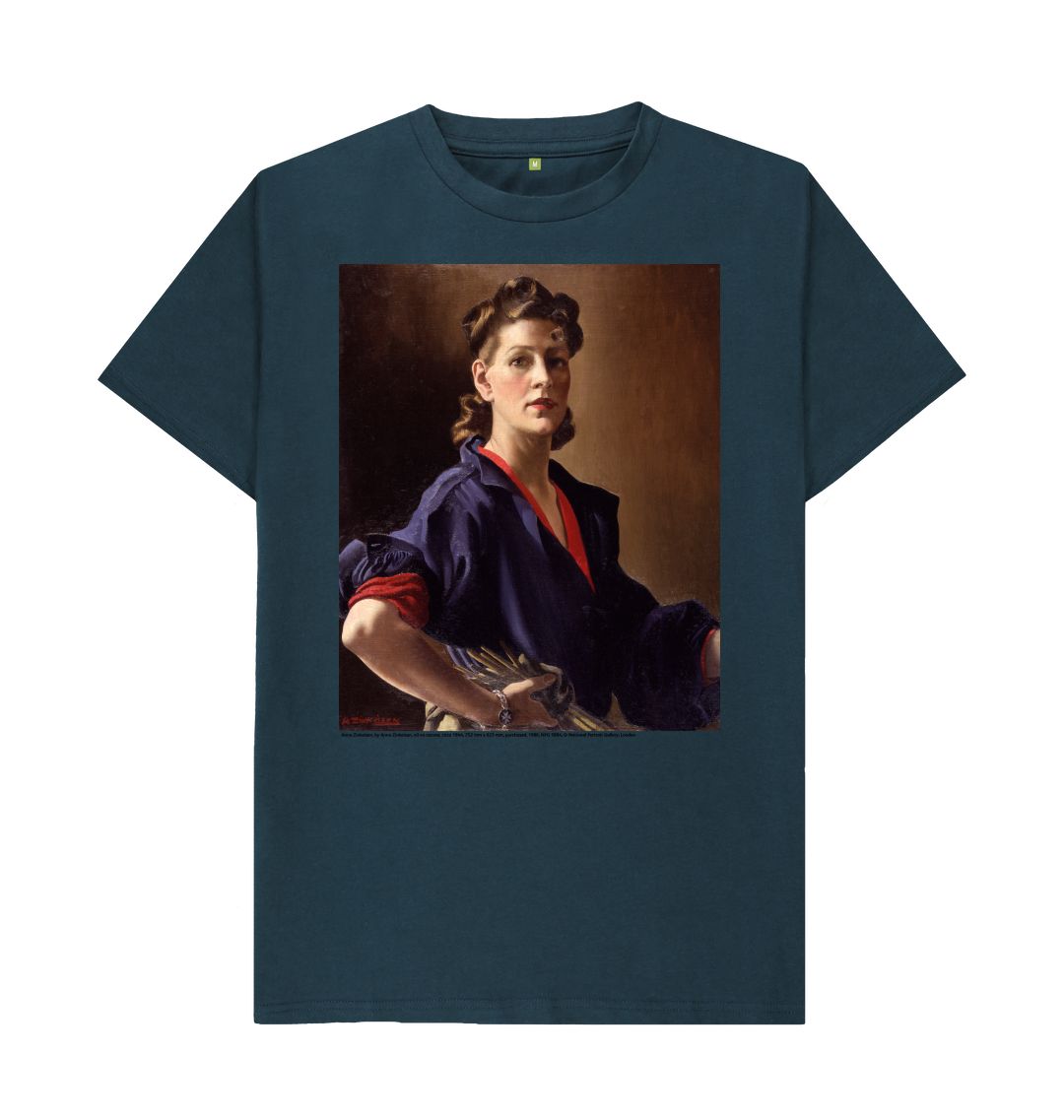Denim blue anna zinkeisen unisex t shirt