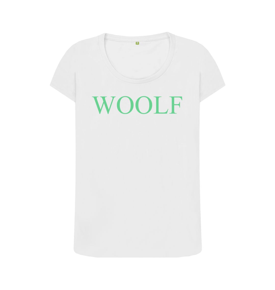 White woolf women's scoop neck t shirt