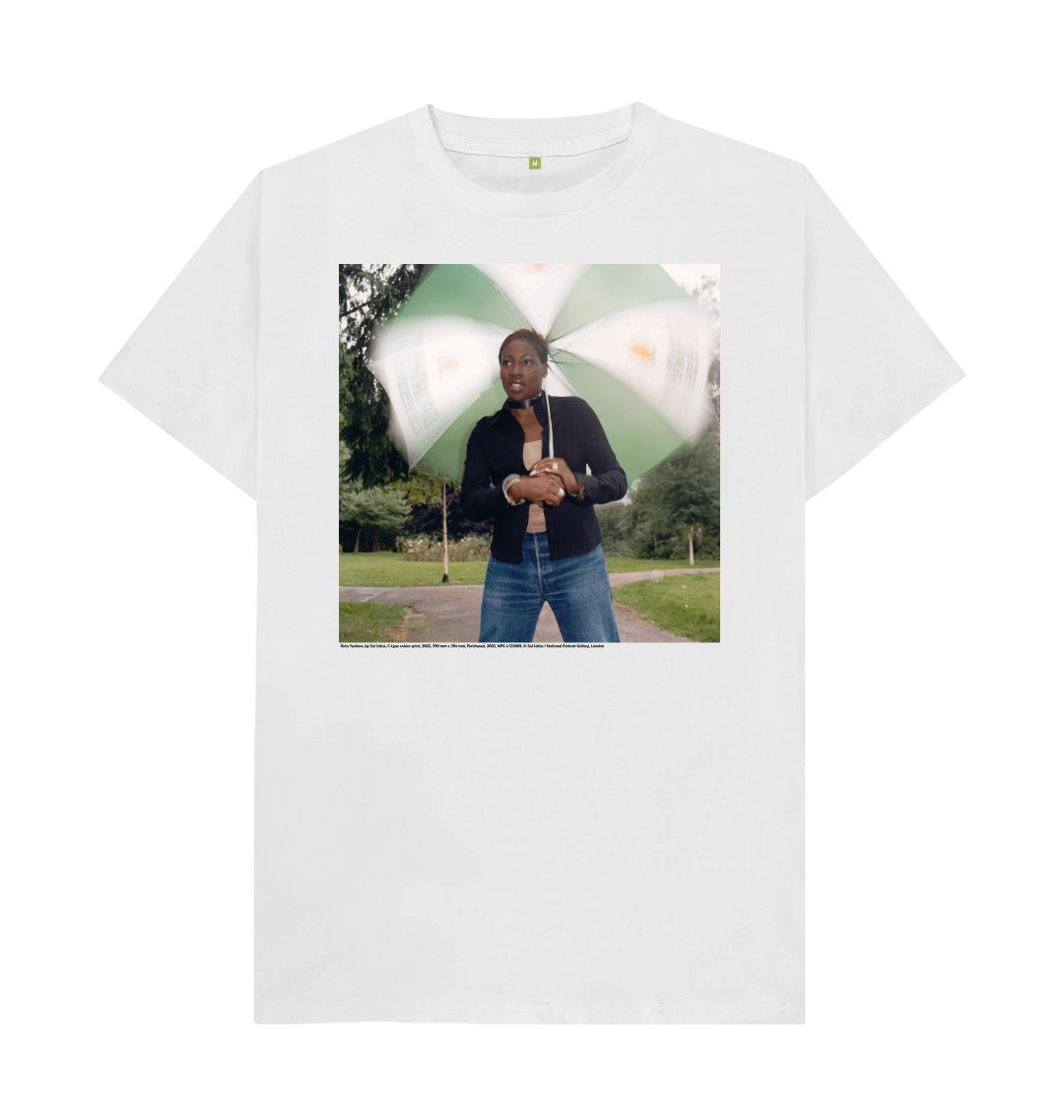 White gina yashere unisex t shirt
