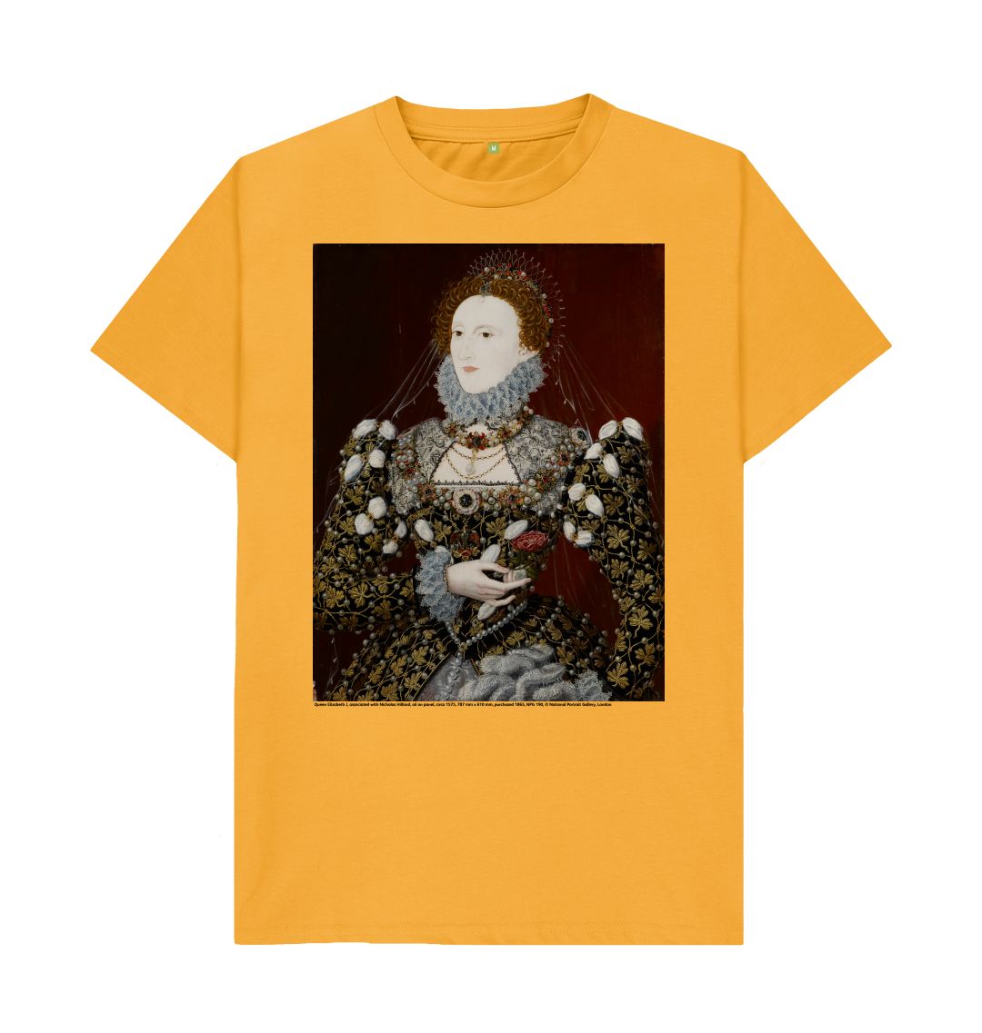 Mustard queen elizabeth i npg 190 unisex t shirt
