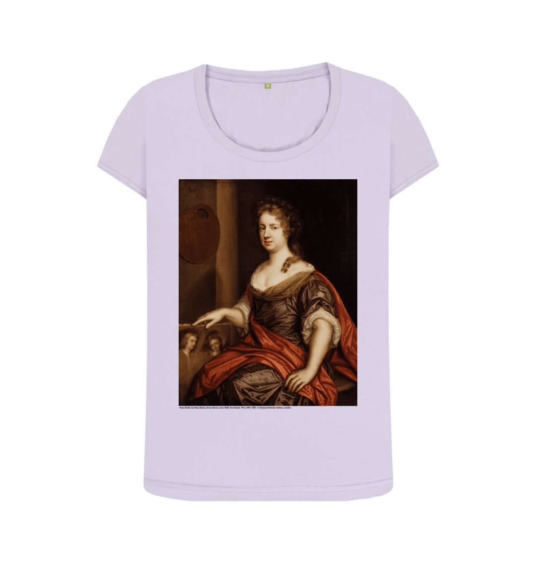 Violet mary beale women's scoop neck t shirt