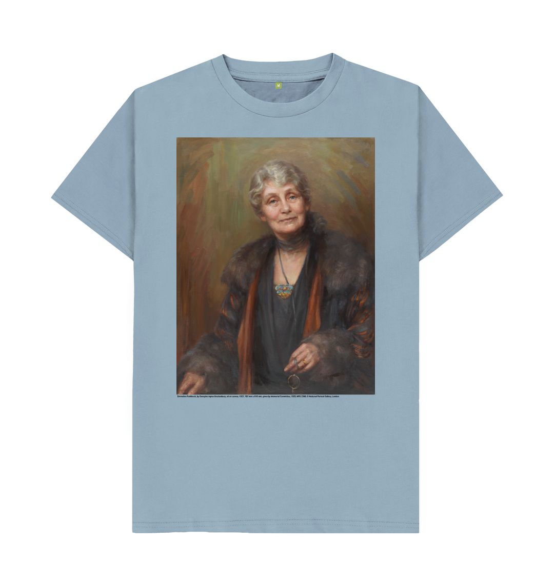 Stone blue emmeline pankhurst unisex t shirt