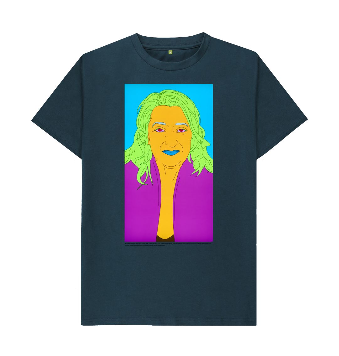 Denim blue zaha hadid unisex t shirt