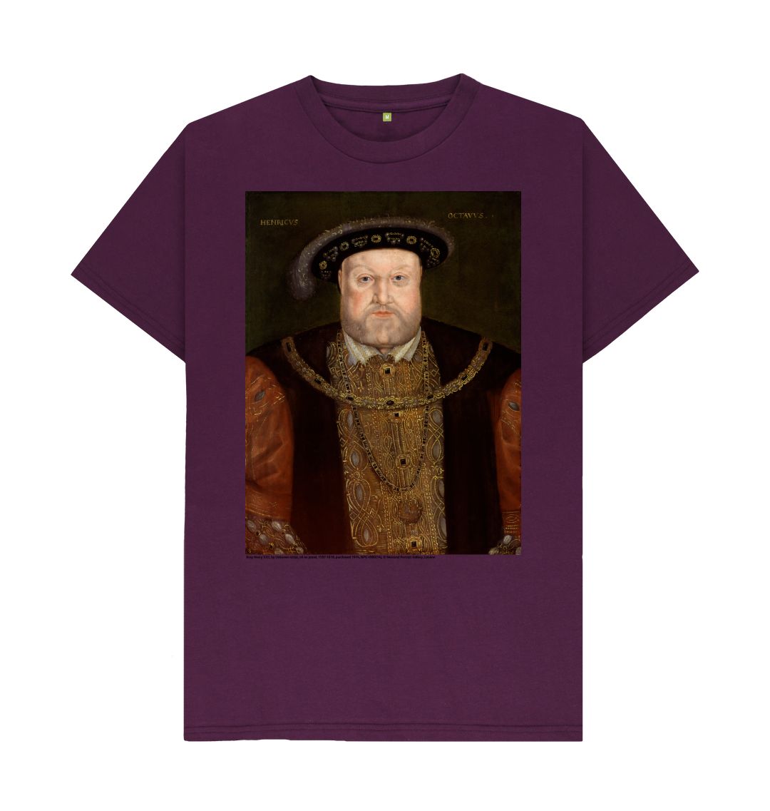 Purple king henry viii unisex t shirt