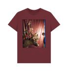 Red Wine Reindeer by Yevonde Unisex Crew Neck T-shirt