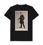 Black Printed T-shirt Front