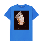 Bright Blue Printed T-shirt Front