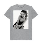 Athletic Grey Printed T-shirt Front