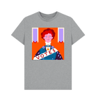 Athletic Grey Printed T-shirt Front